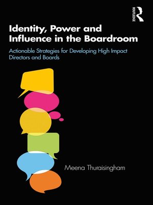 cover image of Identity, Power and Influence in the Boardroom